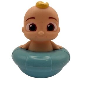Cocomelon JJ Bath Toy Jazwares Moonbug Teal Inner Tube Floating Figure 2022